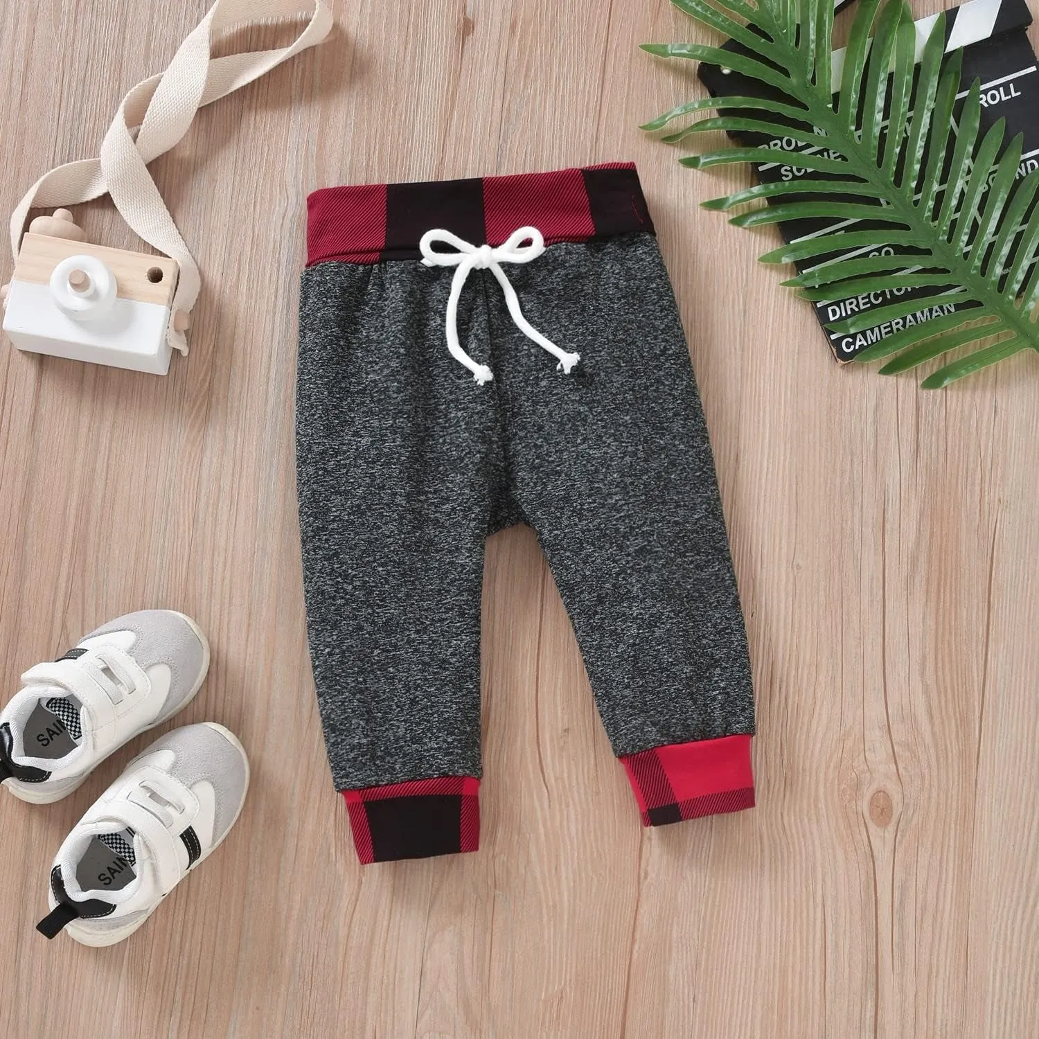 Toddler Baby Boys Buffalo Hoodies Outfit