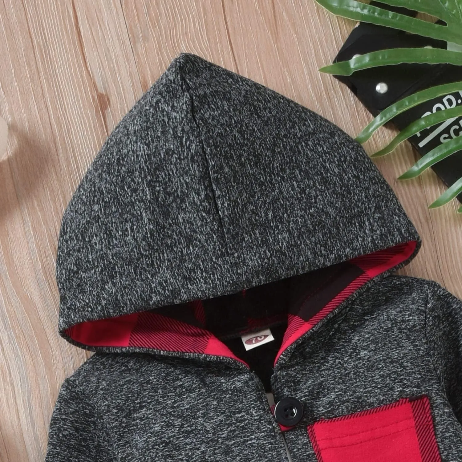 Toddler Baby Boys Buffalo Hoodies Outfit