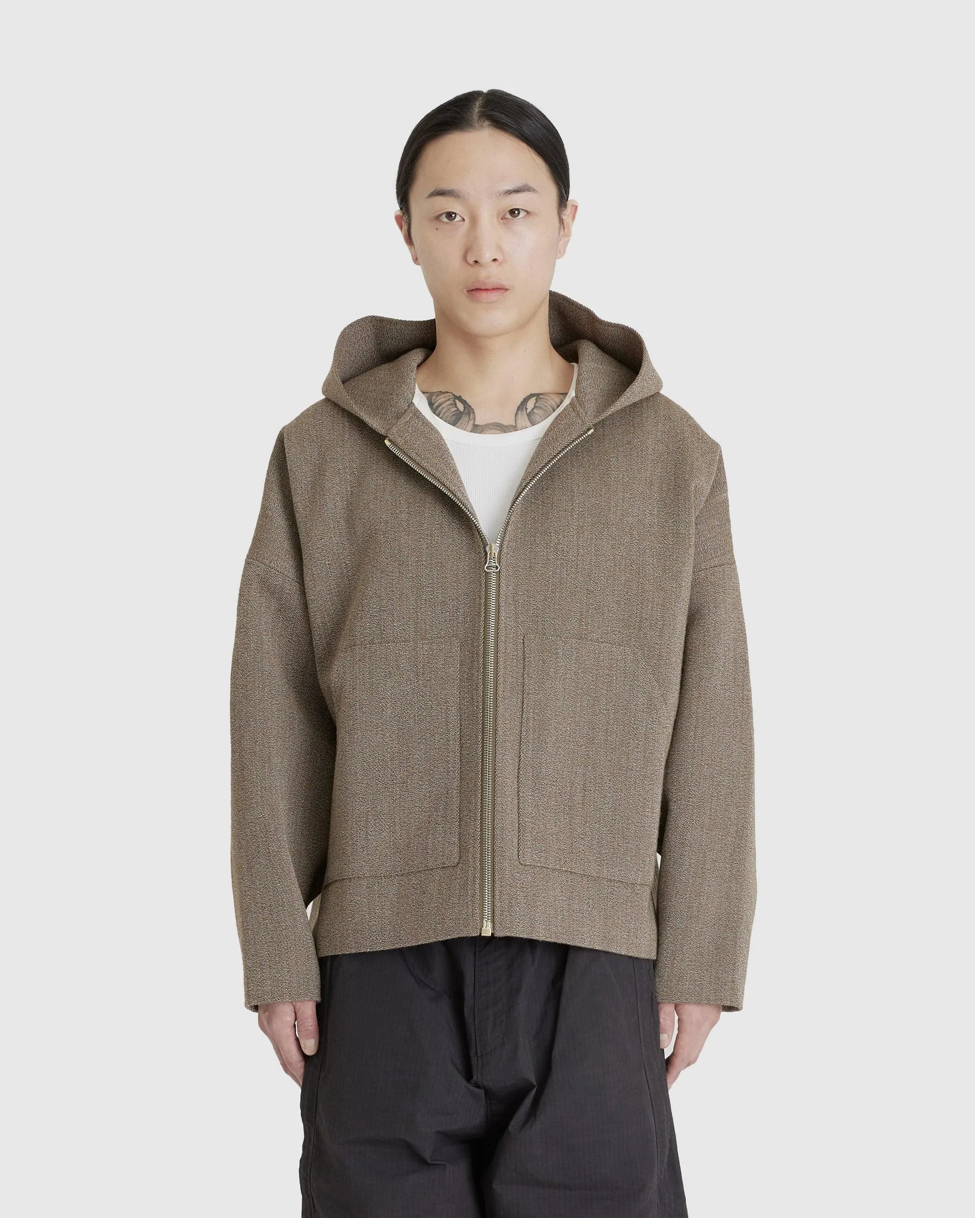Tweed Hoodie